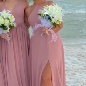 Azazie Bailey dusty rose